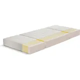 Betten-ABC Senioren- und Pflegebett Matratze 7-Zonen-Würfelschnitt, 3-teilig, bis Härtegrad H5, Größe: 90 x 190 cm, Härtegrad: H2