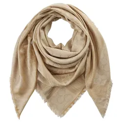 Codello Tuch mit Monogramm-Muster camel Damen 