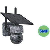 Drahtlose PTZ Solar Kamera, 5MP Auflösung, 4G SIM Konnektivität, 5MP WIFI Ver
