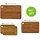 KESPER Schneidebrett-Set Holz 4 33 x 23 cm Braun
