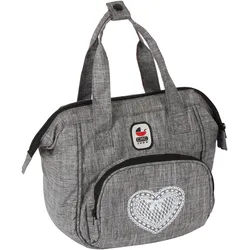 Puppen Wickeltasche CHIC2000 "Jeans Grey", grau (jeans grau), Puppenausstattungen, KinderB:24cm H:24cm T:15cm, Polyester, B:24cm H:24cm T:15cm