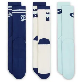 Nike Everyday Plus Crew Socken 3er Pack Mehrfarbig 38-42