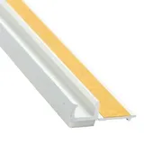 TG-Textilglas Anputzleiste PVC mit Gewebe 6 mm, 1,40 m lang - 1 Paket zu 30 Stück