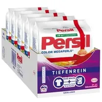 Persil Color Megaperls (5 x 16 Waschladungen), Colorwaschmittel mit Tiefenrein Technologie, Waschmittel für reine Wäsche & hygienische Frische für die Maschine, 20 °C bis 60 °C