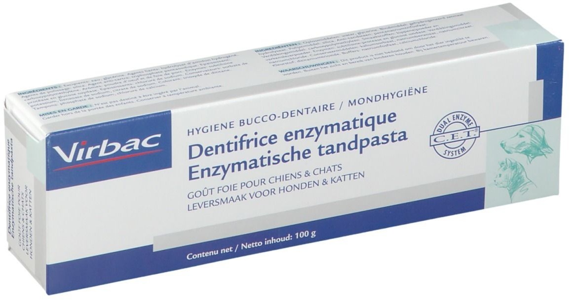 Virbac Dentifrice enzymatique Saveur foie 100 g dentifrice(s)