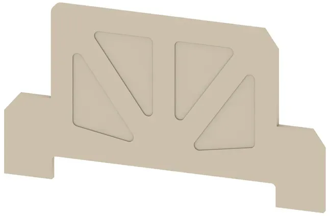 Weidmüller 9532470000, Endplatte, 20 Stück(e), Wemid, Beige, -50 - 120 °C, V0