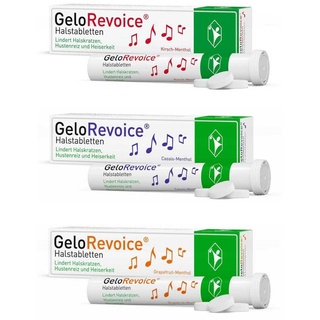 Gelorevoice Halstabletten Menthol-Set - 3 Geschmacksrichtungen