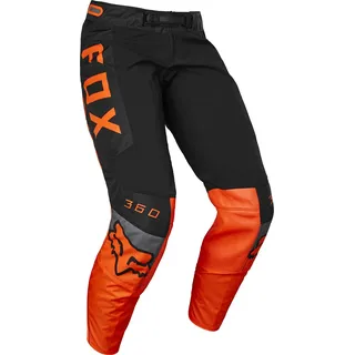 Fox 360 Dier Jugend Motocross Hose, schwarz/orange,