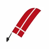 Showdown Displays Showdown Fensterflagge - Wind Set - Dänische Flagge
