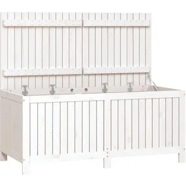 furnicato Gartentruhe 147 x 68 x 64 cm Weiß