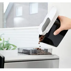 Emsa Optima rechteckig schwarz/weiß 1 l