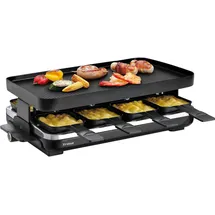 Trisa Supreme 8 Raclette 8Pfännchen, Antihaftbeschichtung Schwarz