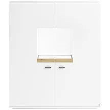 Set One by Musterring Highboard Lancaster Dekor Weiß