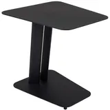 Brafab Slide Beistelltisch 50x45x52cm Aluminium schwarz