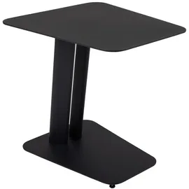 Brafab Slide Beistelltisch 50x45x52cm Aluminium schwarz