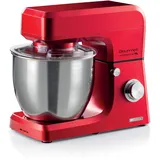 Ariete Gourmet Professional 7L 1598/01 Knetmaschine, 1200 W, Fassungsvermögen 7 l, 3 Zubehörteile, 6 Geschwindigkeiten, Pulsfunktion, Spritzschutz, Rot