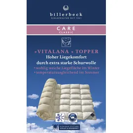 billerbeck Vitalana Matratzenauflage 180 x 200 cm beige