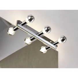 Paulmann Spiegelleuchte Regula E14 230V, max. 3x40W dimmbar Chrom