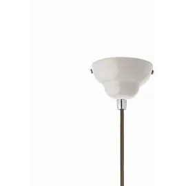 Anglepoise Original 1227 Midi Pendelleuchte, Leinen weiß/Kabel grau