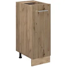 Vicco Apothekerschrank R-Line Artisan-Eiche/Goldkraft Eiche 30 cm ohne Arbeitsplatte