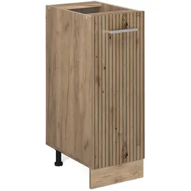 Vicco Apothekerschrank R-Line Artisan-Eiche/Goldkraft Eiche 30 cm ohne Arbeitsplatte