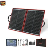 Faltbares Solarpanel 100W Monokristallin USB 2 Ausgang PV Kabel