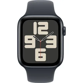 Apple Watch SE 2022 GPS + Cellular 44 mm Aluminiumgehäuse Mitternacht, Sportarmband Mitternacht M/L