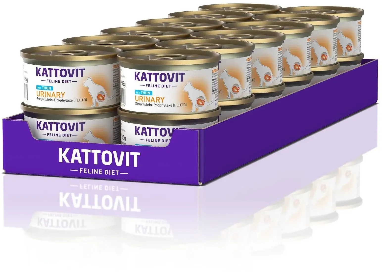 Kattovit Urinary Thun Futter 12x85 g