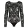 Ganzkörper-Body Lace Schwarz XXL