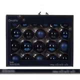 Decoris Kerstbal Glas d7 cm nblw Ass 21st kerst - Decoris