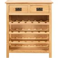 vidaXL Weinregal 72 x 32 x 90 cm Braun