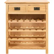 vidaXL Weinregal 72 x 32 x 90 cm Braun