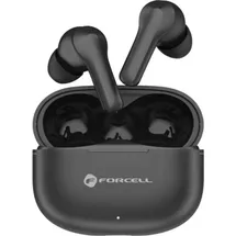 forcell F-AUDIO Bass Engine kabellose Bluetooth-Kopfhörer TWS ANC + ENC + TUYA APP Schwarz | Schwarz
