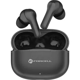forcell F-AUDIO Bass Engine kabellose Bluetooth-Kopfhörer TWS ANC + ENC + TUYA APP Schwarz | Schwarz