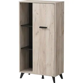 INOSIGN Highboard 67,5 x 130,5 x 33 cm Grau