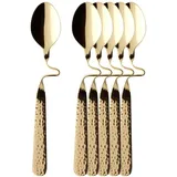 Villeroy & Boch NewWave Caffè Spoon Kaffeelöffel vergoldet 6er Set