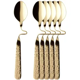 Villeroy & Boch NewWave Caffè Spoon Kaffeelöffel vergoldet 6er Set
