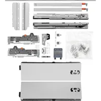 Vasalat BLUM Schubladenschienen TANDEM-Höhe 115 m. Reling 227mm 65kg