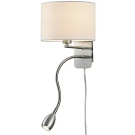 meineWunschleuchte Wandleuchte 23,5cm grau