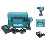 Makita DAS 180 RTJ Akku Gebläse 18 V Brushless + 2x Akku 5,0 Ah + Ladegerät + Makpac