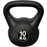 vidaXL Kettlebell Kugelhantel 10 kg schwarz