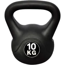 vidaXL Kettlebell Kugelhantel 10 kg schwarz