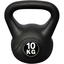 vidaXL Kettlebell Kugelhantel 10 kg schwarz
