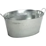 Buri Zinkwanne Getränkekühler Pflanzgefäß Sektkühler Getränkewanne Eiskübel