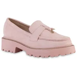 Damen Plateauschuhe in Rosa