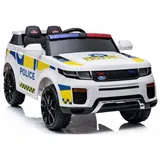 lean cars Elektroauto BBH-021 Polizei Weiß