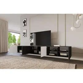 altdecor Zeno Lowboard 300 cm Schwarz Holz