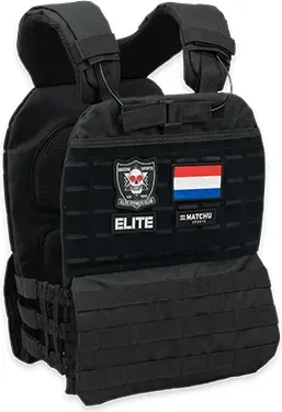 Matchu Sports Taktische Gewichtsweste - Schwarz - 24,5 cm - 16,8 cm - 1.35 kg