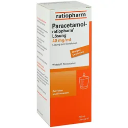 Paracetamol ratiopharm 40mg/ml Lösung zum Einnehmen
