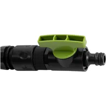 Grafner Akku Regenfasspumpe RF10946 inkl. Akku und Ladegerät, Fördermenge 1500 l/h, Teleskoprohr, Filter, Fassrandhalter, Regulierventil, max. Förderhöhe 11 m